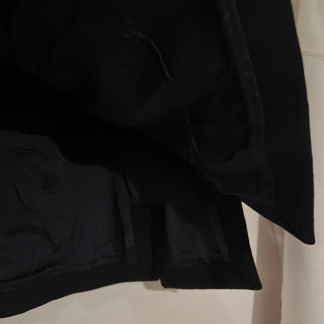 ルイヴィトン　スカート　ブラック　黒　レザー　チャック　ジップアップ　36 S 4