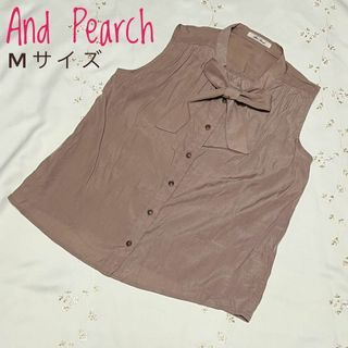 And Pearch ノースリーブシャツ(シャツ/ブラウス(半袖/袖なし))