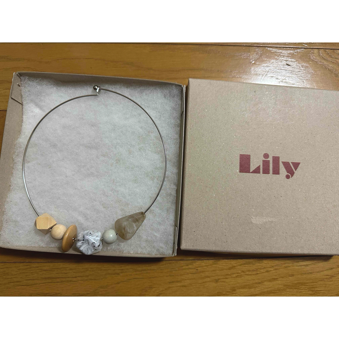 Omekashi(オメカシ)のLily ワイヤーチョーカー　omekashi レディースのアクセサリー(ネックレス)の商品写真