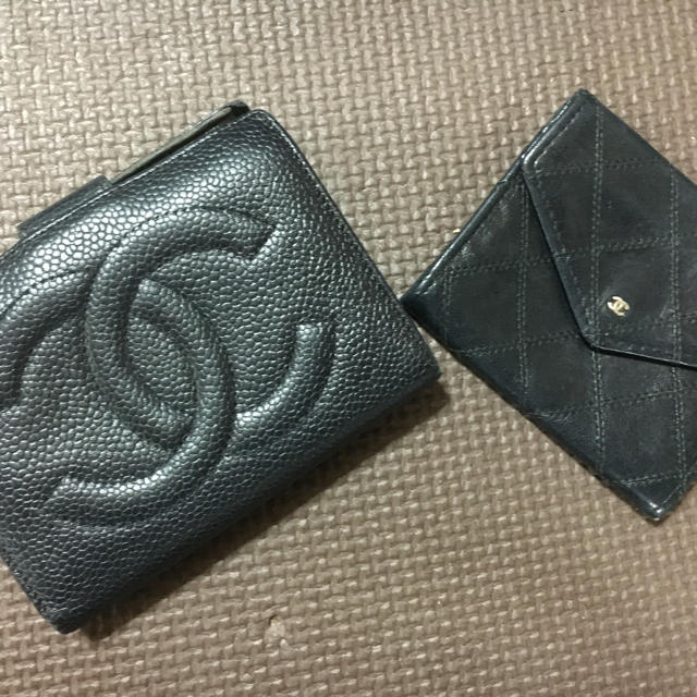 CHANEL(シャネル)の【激安セット売り☆】正規品シャネル がま口財布&小銭入れ メンズのファッション小物(コインケース/小銭入れ)の商品写真