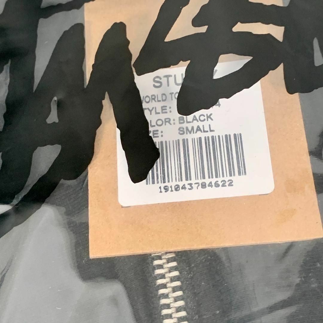 STUSSY - 【新品】STUSSY ステューシー WORLD TOUR ジップ パーカー 黒