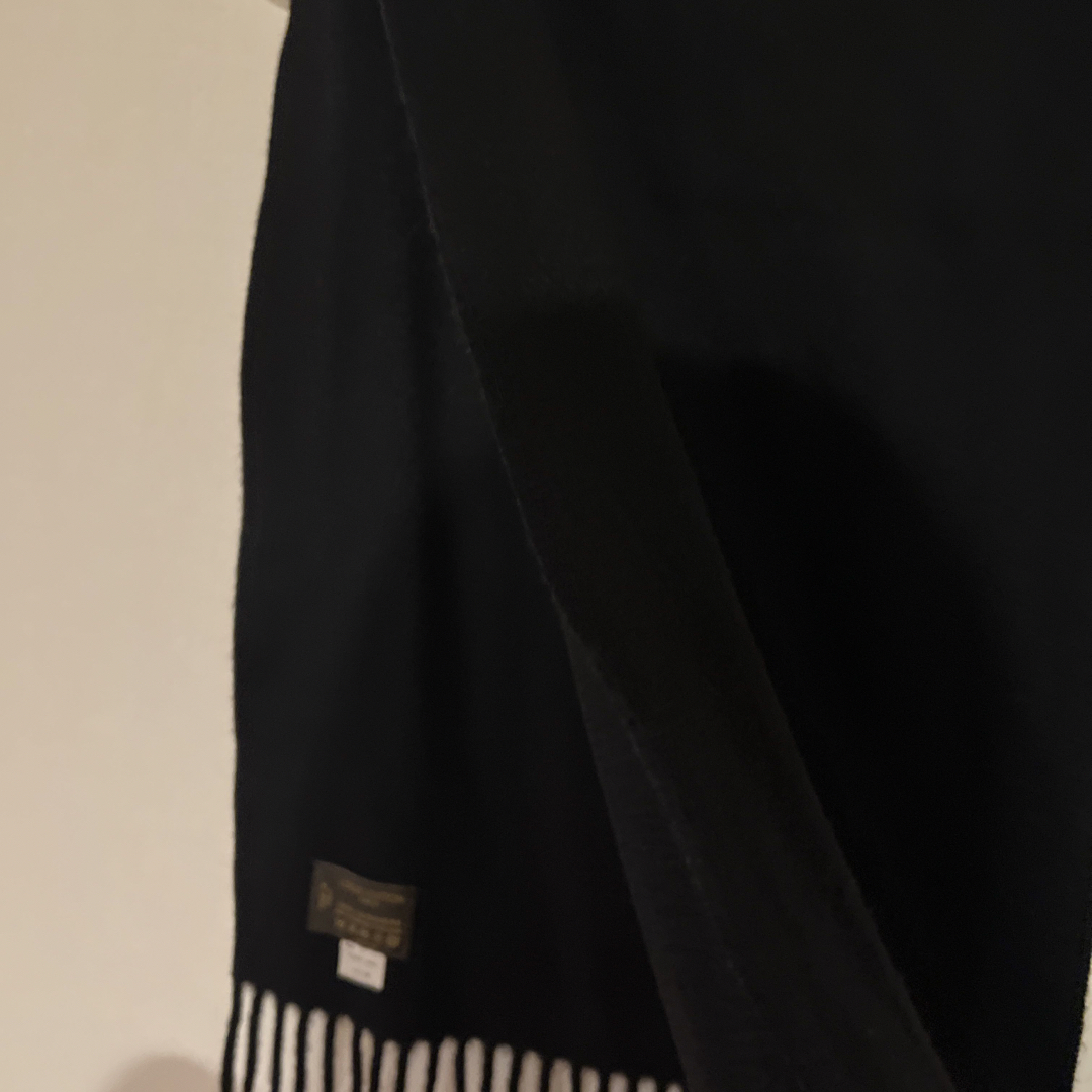 LOUIS VUITTON(ルイヴィトン)のルイヴィトン　マフラー　ストール　モノグラム　ロゴ　ブラック　黒 レディースのファッション小物(マフラー/ショール)の商品写真