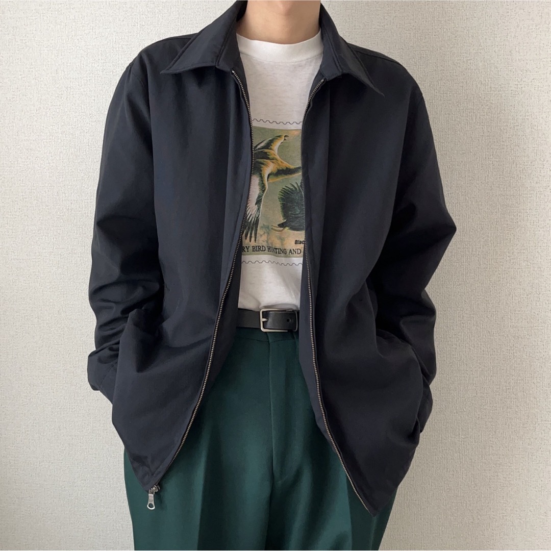 GAP(ギャップ)のOld Gap ドリズラージャケット スイングトップ ブラック メンズのジャケット/アウター(ブルゾン)の商品写真