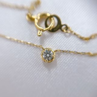 アーカー(AHKAH)のアーカー　AHKAH タッセネックレス　ダイヤモンド　K18YG 0.05ct(ネックレス)