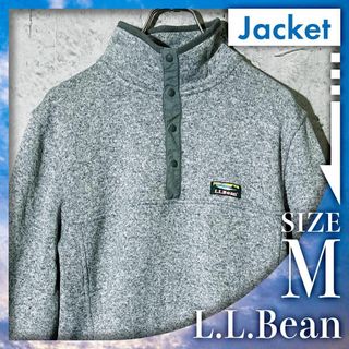 エルエルビーン(L.L.Bean)の90s US古着 L.L.Bean  ハーフボタン フリースジャケット M(ブルゾン)