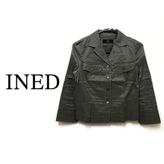 イネド(INED)のINED イネド【美品】七分袖 2way ミリタリー シャツ ジャケット(シャツ/ブラウス(長袖/七分))