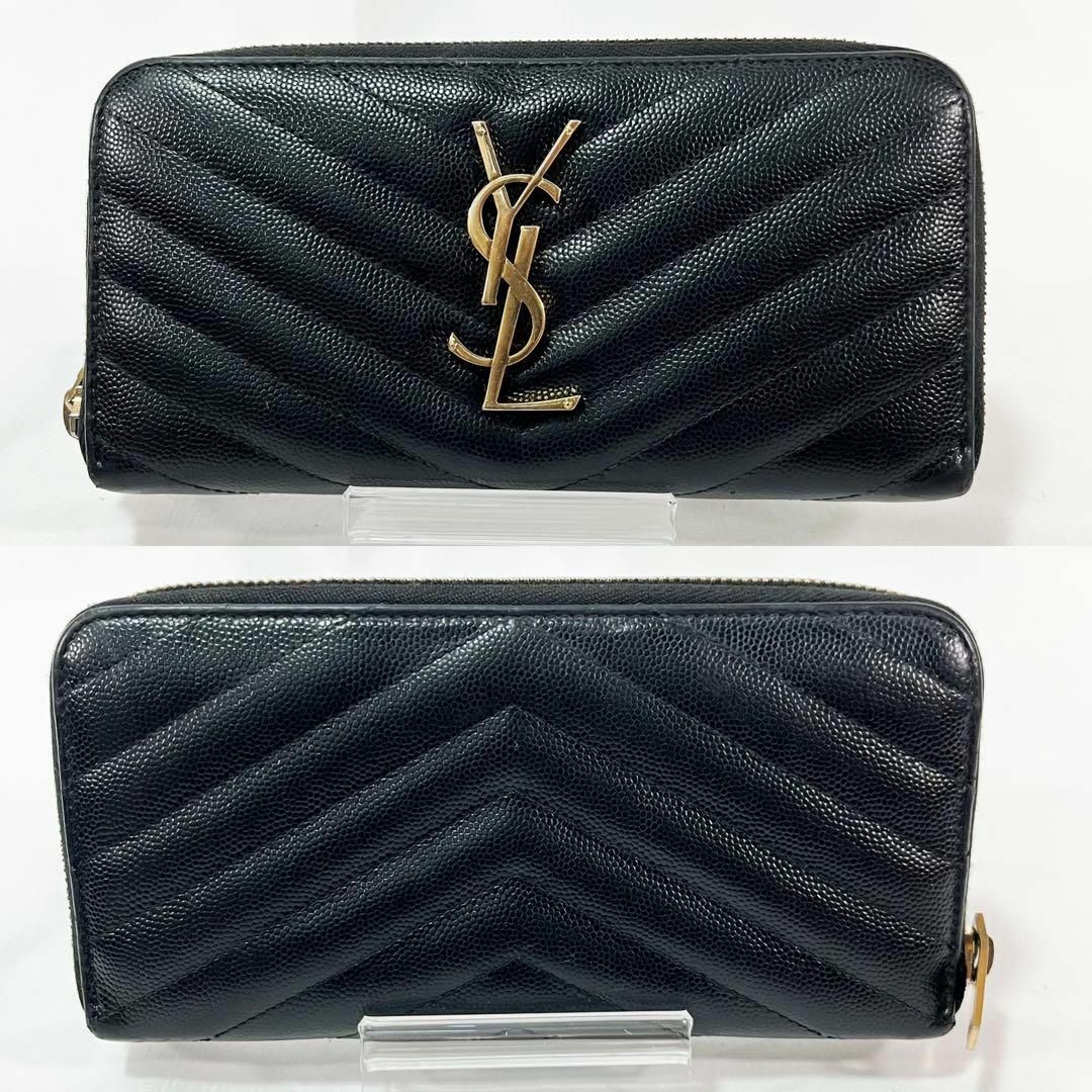 Saint Laurent - ☆箱あり超美品☆サンローラン 長財布 Vステッチ