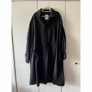 everyone NYLON SOUTIEN COLLAR COAT BLACKballistics