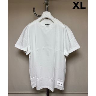 ジルサンダー(JIL SANDER)の新品 XL JIL SANDER 23ss パックTシャツ バラ 白 4735(Tシャツ/カットソー(半袖/袖なし))