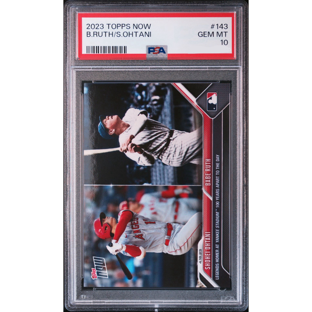 PSA10】Topps now 大谷翔平 ベーブルース 二刀流100年記念-