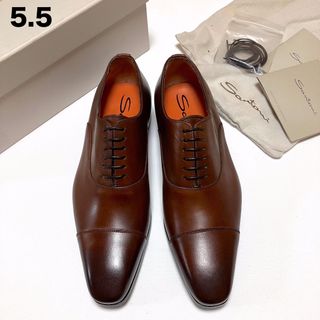 サントーニ(Santoni)の新品 UK5.5 santoni ストレートチップ 革靴 9904(ドレス/ビジネス)