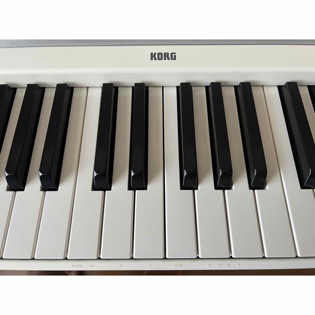 KORG(コルグ)のKORG 電子ピアノ B1 WH 88鍵 ホワイト 専用スタンド&楽譜置き付き 楽器の鍵盤楽器(電子ピアノ)の商品写真