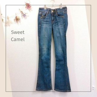 スウィートキャメル(SweetCamel)のスウィートキャメル／XS／ストレッチデニムパンツ ジーパン古着 小さいサイズ(デニム/ジーンズ)