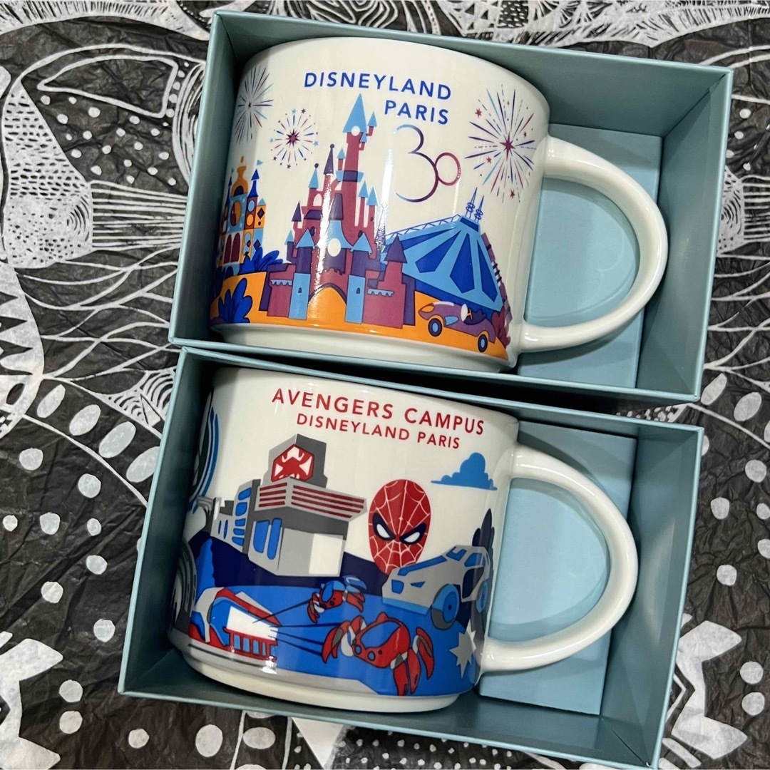 ディズニーランド パリ 限定 マグ 2種セット-