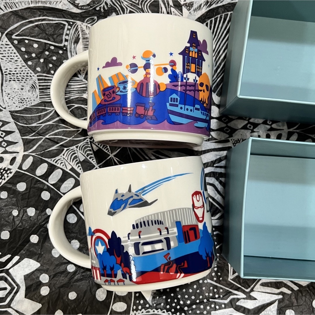 ディズニーランド パリ 限定 マグ 2種セット-