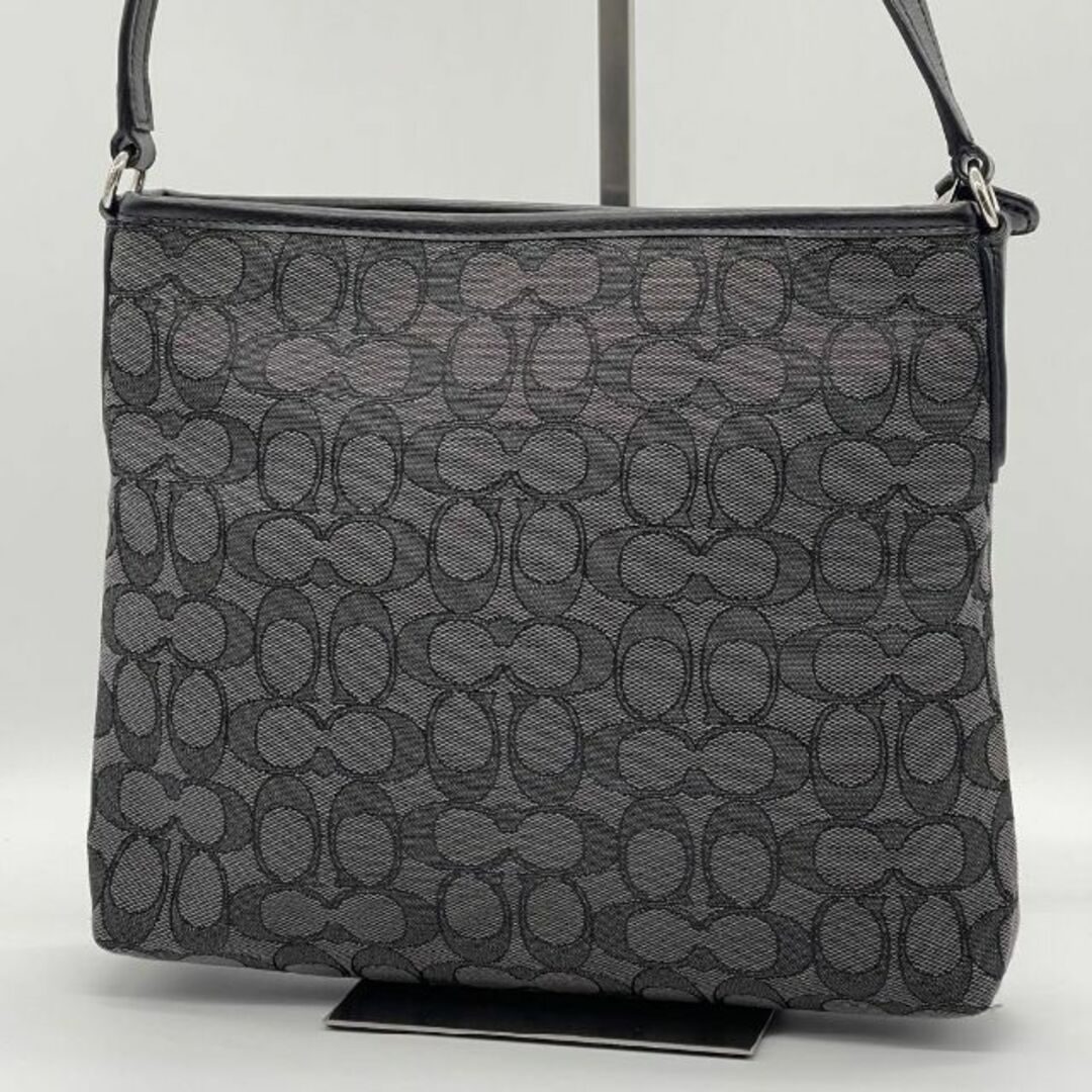 極美品 COACH シグネチャーショルダーバッグ レザー F76674