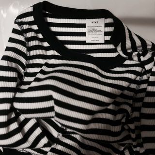 HYKE - HYKE ロンT ボーダーの通販 by nana's shop|ハイクならラクマ