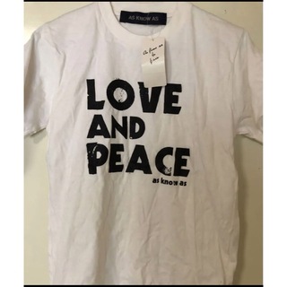 アズノゥアズドゥバズ(as know as de base)のAS KNOW AS de base LOVE AND PEACE(Tシャツ(半袖/袖なし))
