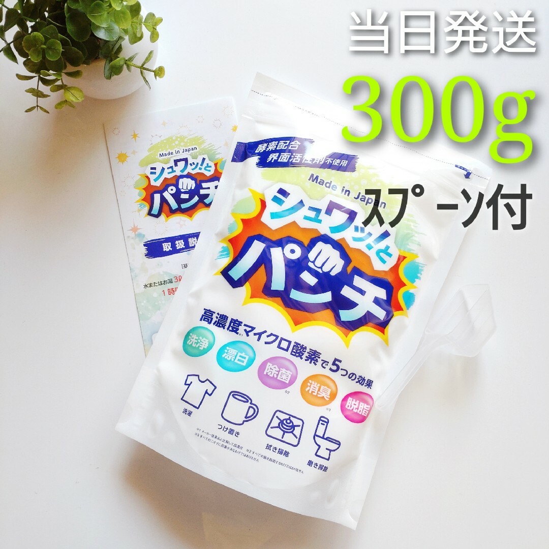 ✽当日発送✽ シュワッと!パンチ 320g【お試し】☆計量スプーン・取説