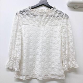 グレイル(GRL)の★お値下げ中★デコルテ可愛いレーストップス(シャツ/ブラウス(長袖/七分))