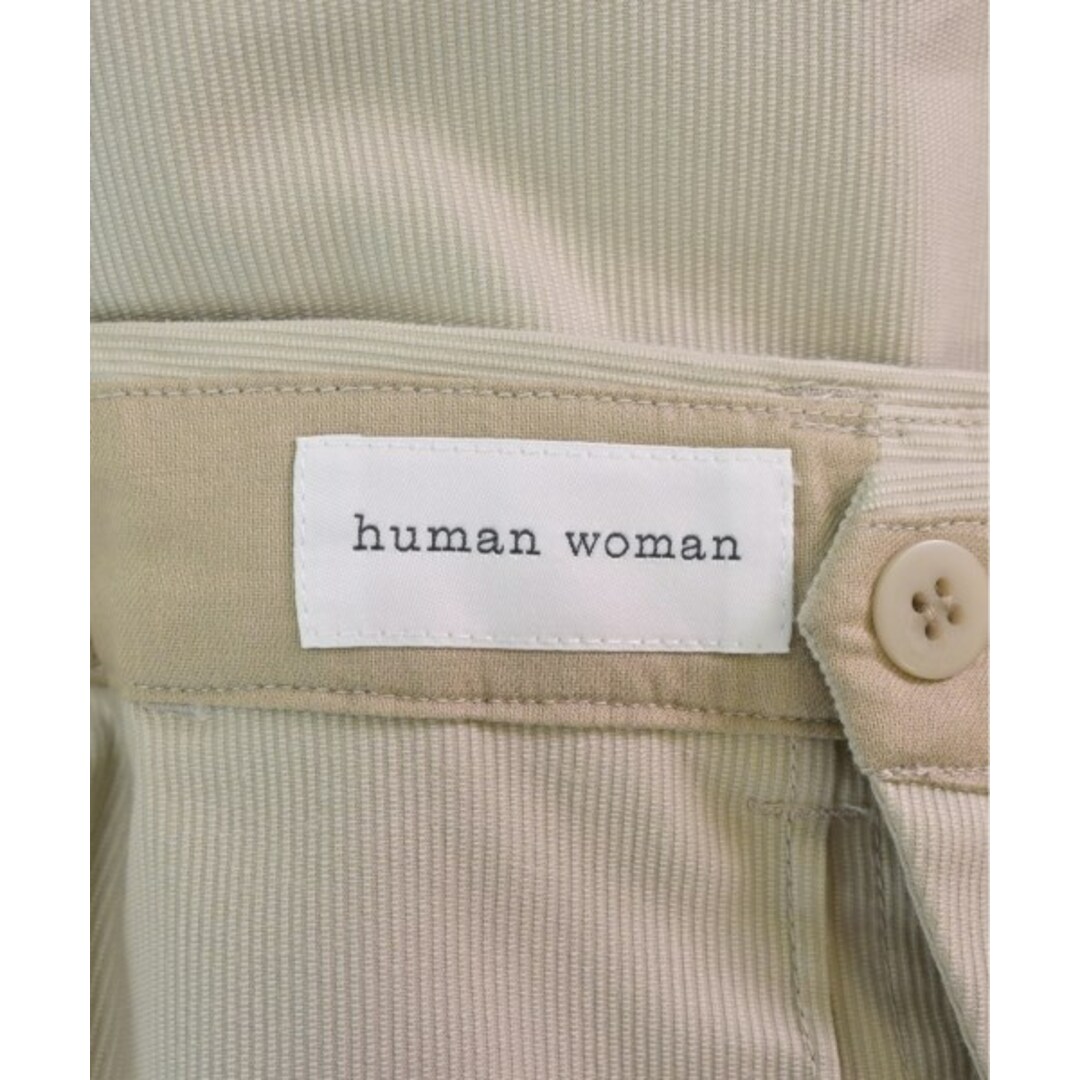 HUMAN WOMAN ヒューマン　ウーマン パンツ（その他） L ベージュ