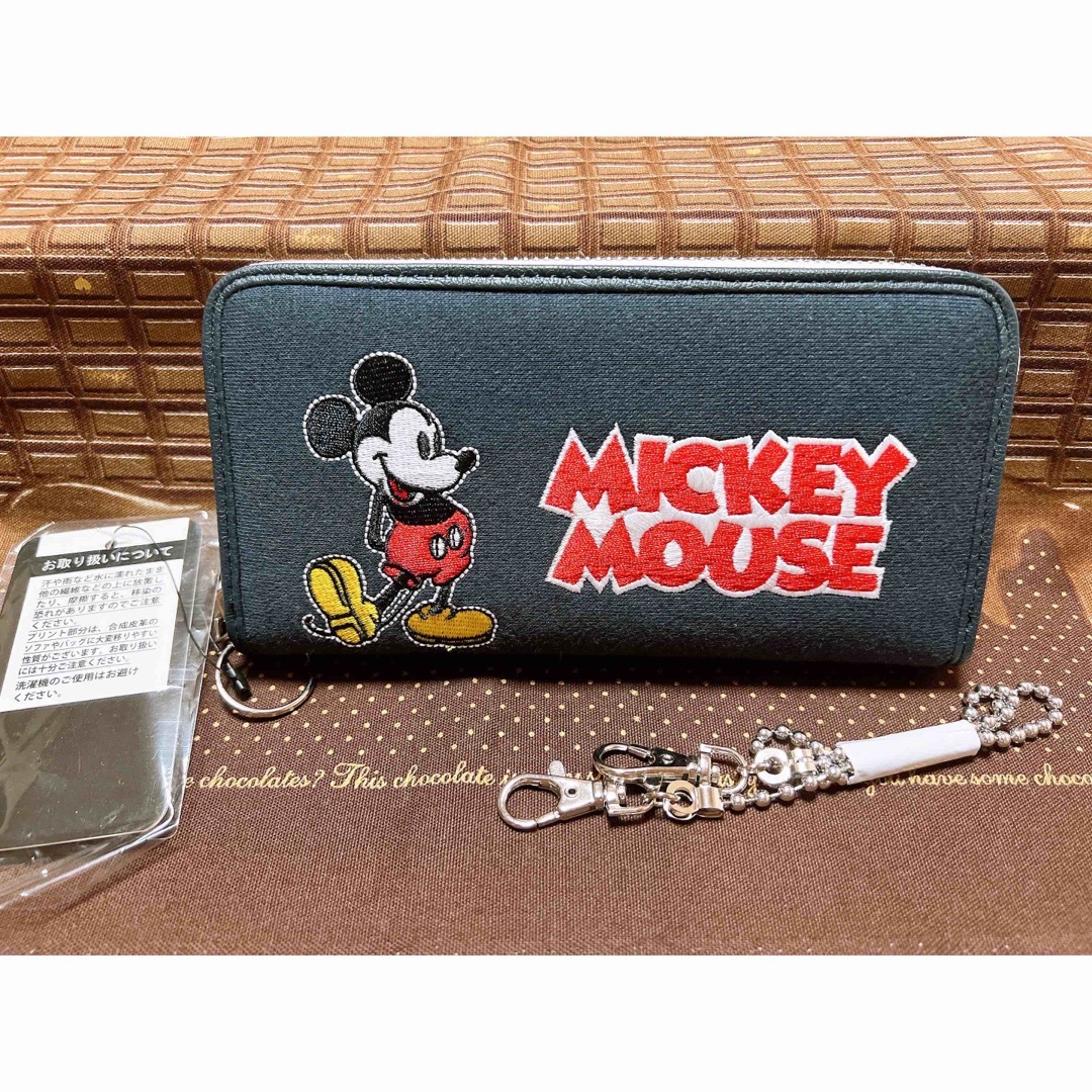 ミッキーマウス(ミッキーマウス)の★E-COME Mickey Mouse ロングウォレット★341 イーカム レディースのファッション小物(財布)の商品写真