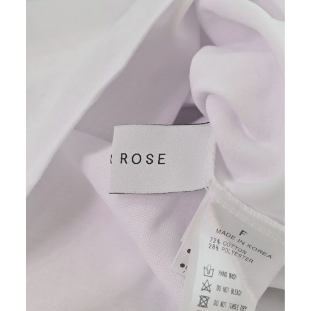 Sugar Rose(シュガーローズ)のSugar Rose シュガーローズ Tシャツ・カットソー F 白 【古着】【中古】 レディースのトップス(カットソー(半袖/袖なし))の商品写真