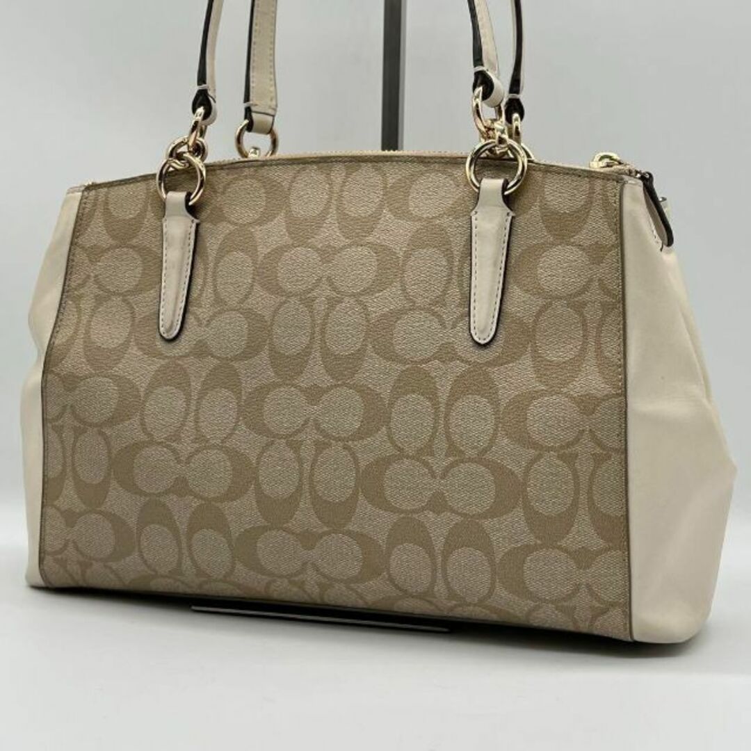 COACH - ✨美品✨COACH コーチ シグネチャー 2way ハンドバッグ PVC