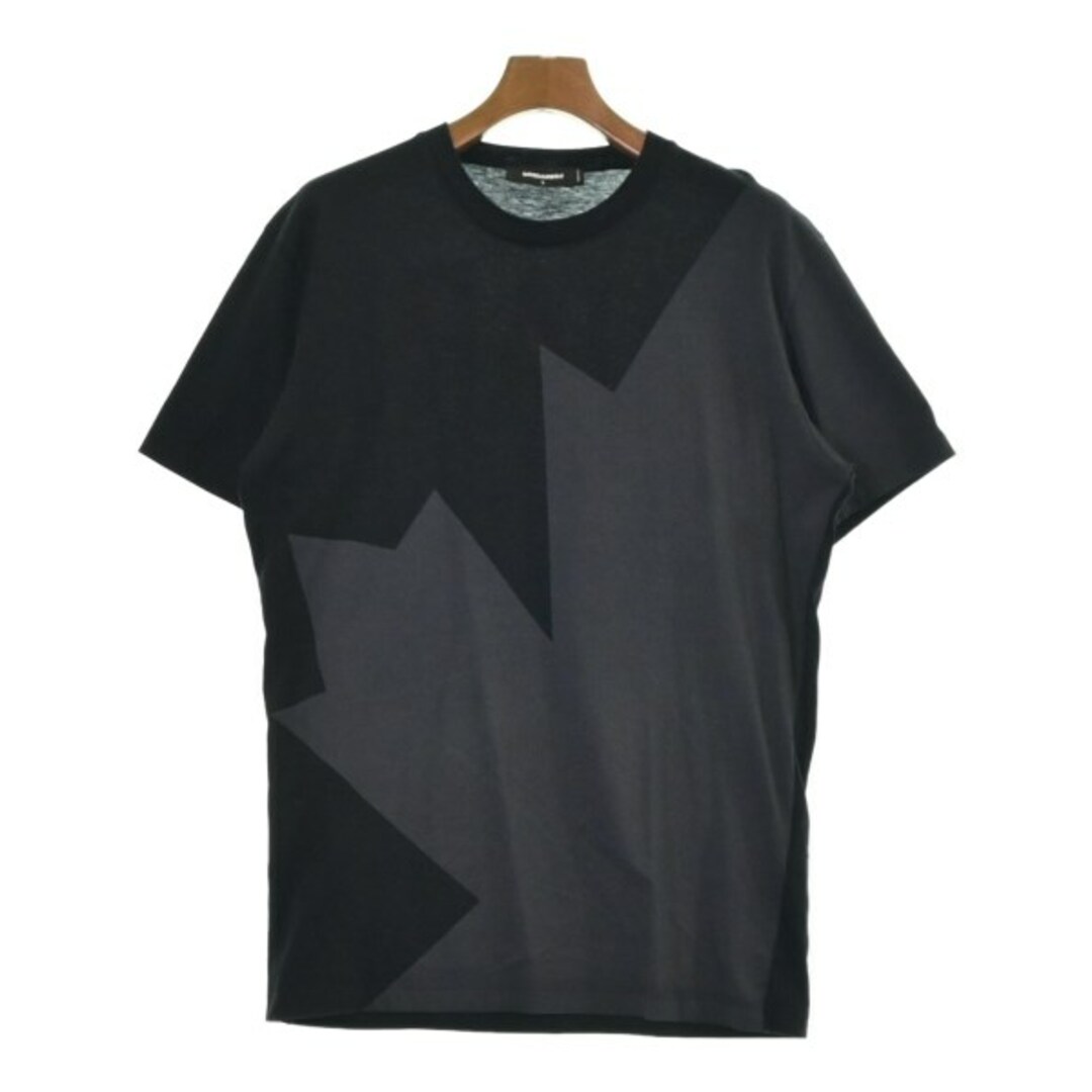 DSQUARED ディースクエアード Tシャツ・カットソー L 黒xグレー