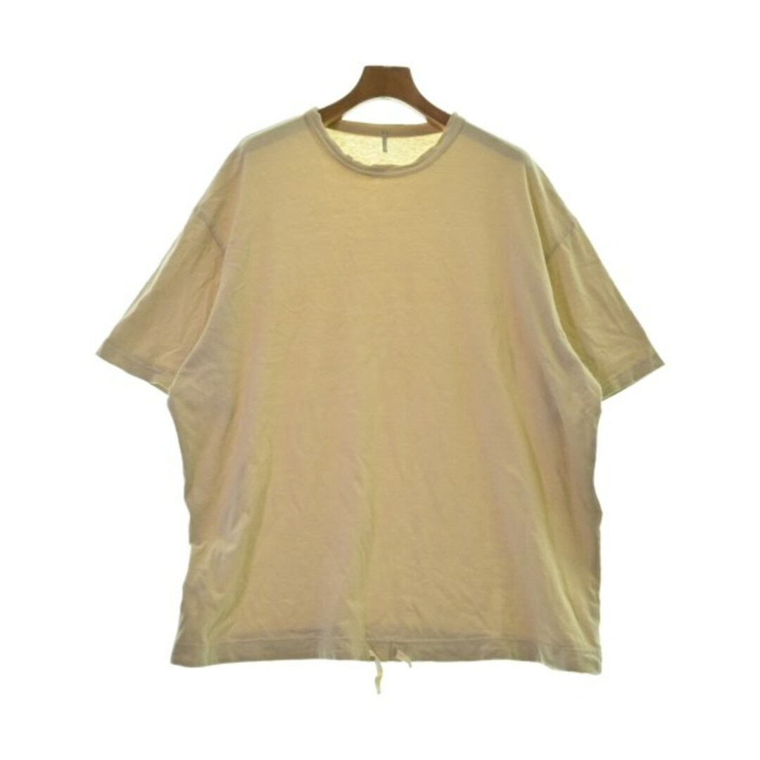 ETHOS(エトス)のETHOS エトス Tシャツ・カットソー 2(M位) ベージュ 【古着】【中古】 メンズのトップス(Tシャツ/カットソー(半袖/袖なし))の商品写真