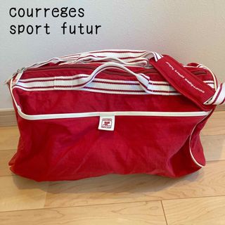 【Courreges】 レア クレージュ バケツバック  レザー 赤