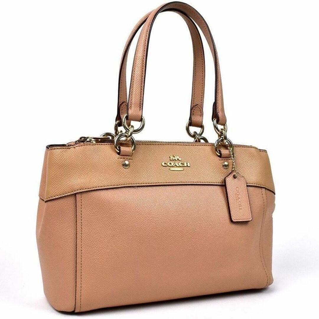 COACH - 【美品】コーチ ミニブルック キャリーオール ハンドバッグの