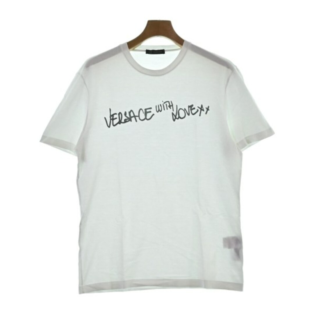 VERSACE ヴェルサーチ Tシャツ・カットソー M 白普通裏地