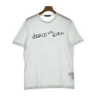 ヴェルサーチ(VERSACE)のVERSACE ヴェルサーチ Tシャツ・カットソー M 白 【古着】【中古】(Tシャツ/カットソー(半袖/袖なし))