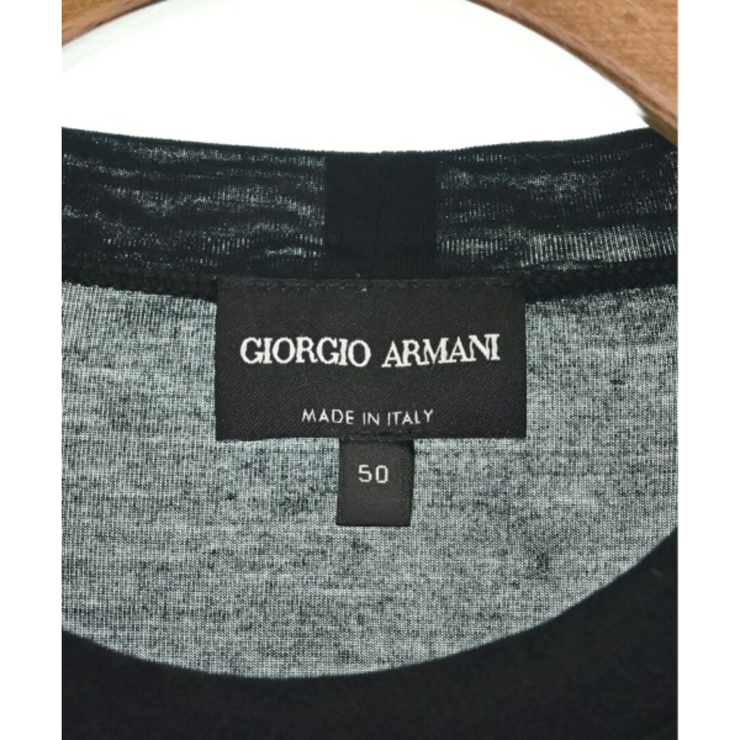 GIORGIO ARMANI Tシャツ・カットソー 50(XL位) 黒