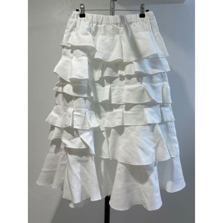 コム デ ギャルソン(COMME des GARCONS) フリル ロングスカート/マキシ ...