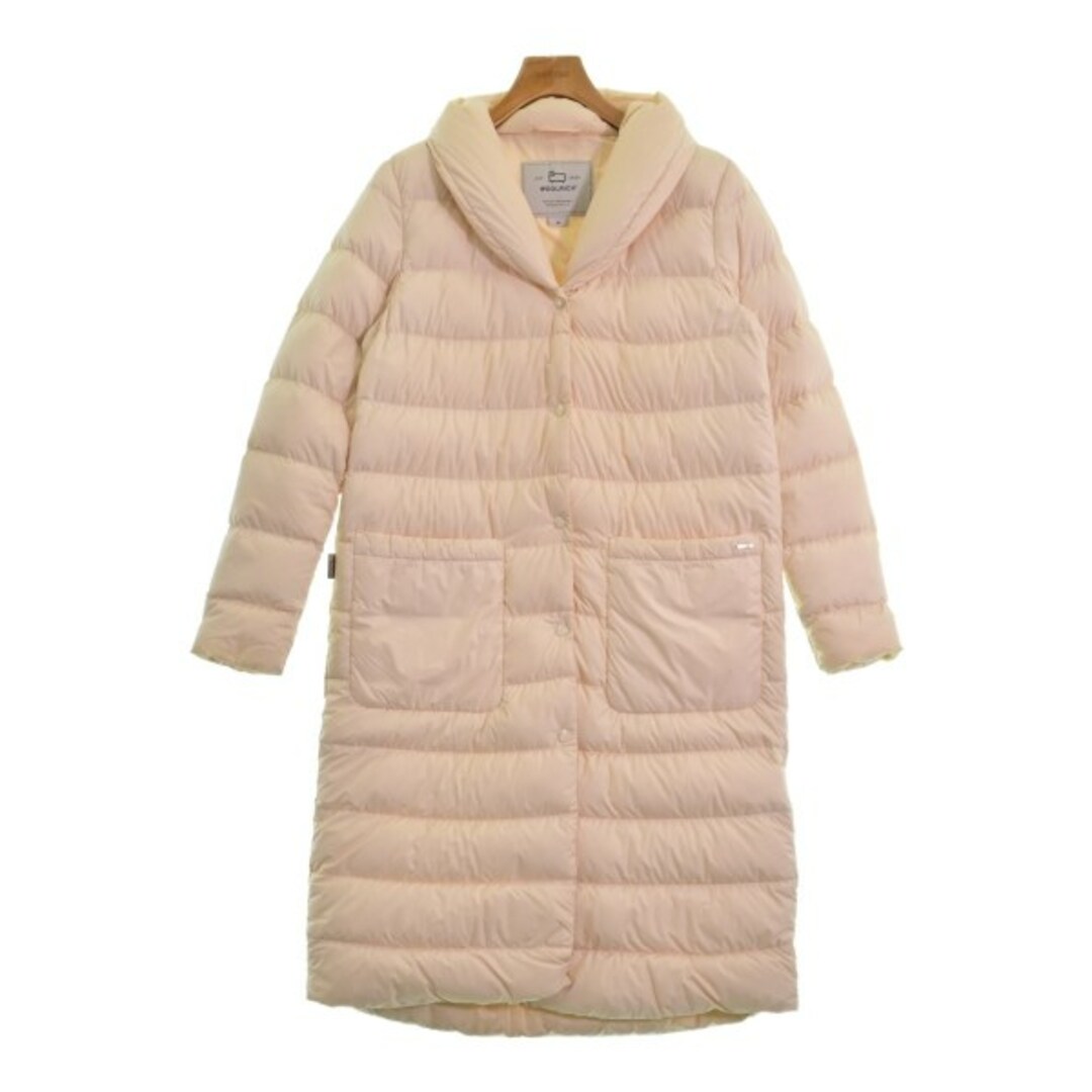 WOOLRICH(ウールリッチ)のWOOLRICH ウールリッチ ダウンコート M アイボリー 【古着】【中古】 レディースのジャケット/アウター(ダウンコート)の商品写真