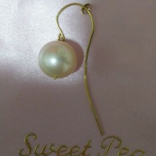 monaka jewellery ルビー 18K バーピアス モナカジュエリー - ピアス