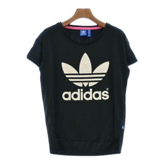 アディダス(adidas)のadidas アディダス Tシャツ・カットソー XS 黒 【古着】【中古】(カットソー(半袖/袖なし))