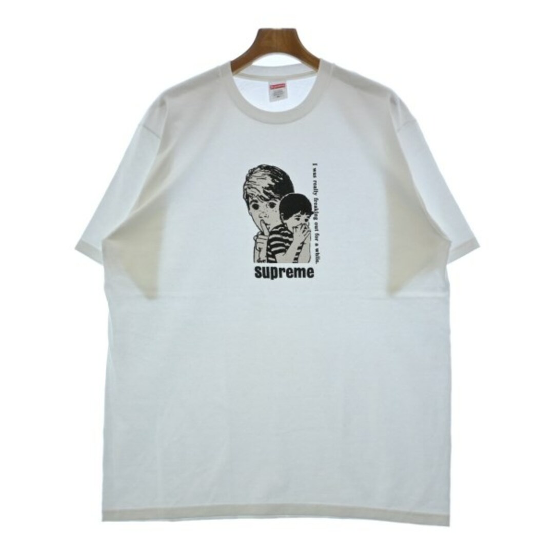 Supreme シュプリーム Tシャツ・カットソー XL 白 【古着】【中古】 | フリマアプリ ラクマ