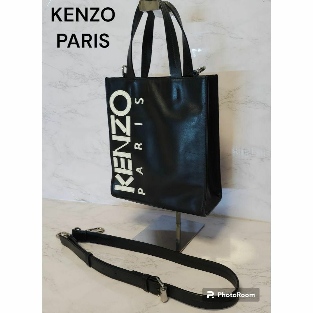 KENZO - 極美品 ☆ケンゾー 2way ショッピング トートバッグ ロゴ