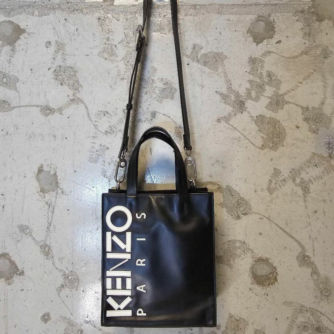 KENZO - 極美品 ☆ケンゾー 2way ショッピング トートバッグ ロゴ