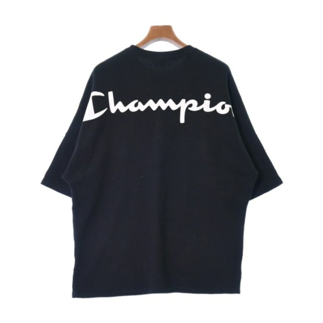 Champion(チャンピオン)のCHAMPION チャンピオン Tシャツ・カットソー L 黒 【古着】【中古】 メンズのトップス(Tシャツ/カットソー(半袖/袖なし))の商品写真