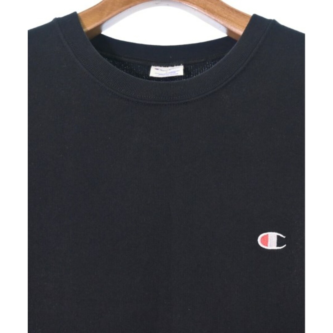 Champion(チャンピオン)のCHAMPION チャンピオン Tシャツ・カットソー L 黒 【古着】【中古】 メンズのトップス(Tシャツ/カットソー(半袖/袖なし))の商品写真