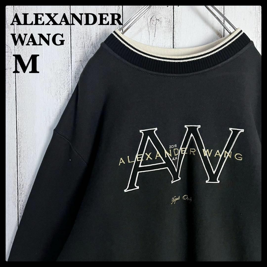 alexander wang トレーナー アレキサンダーワン 刺繍 サイズ M