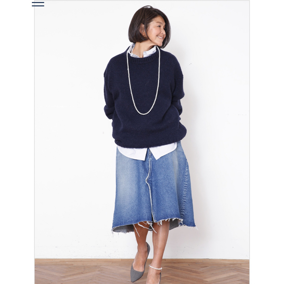 MADISONBLUE(マディソンブルー)の‼️新品5POCKET REMAKE A-LINE SKDENIM01 レディースのスカート(ひざ丈スカート)の商品写真