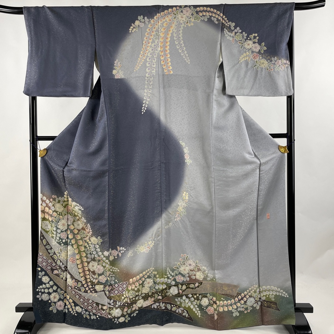 訪問着 身丈167cm 裄丈68.5cm 正絹 逸品-