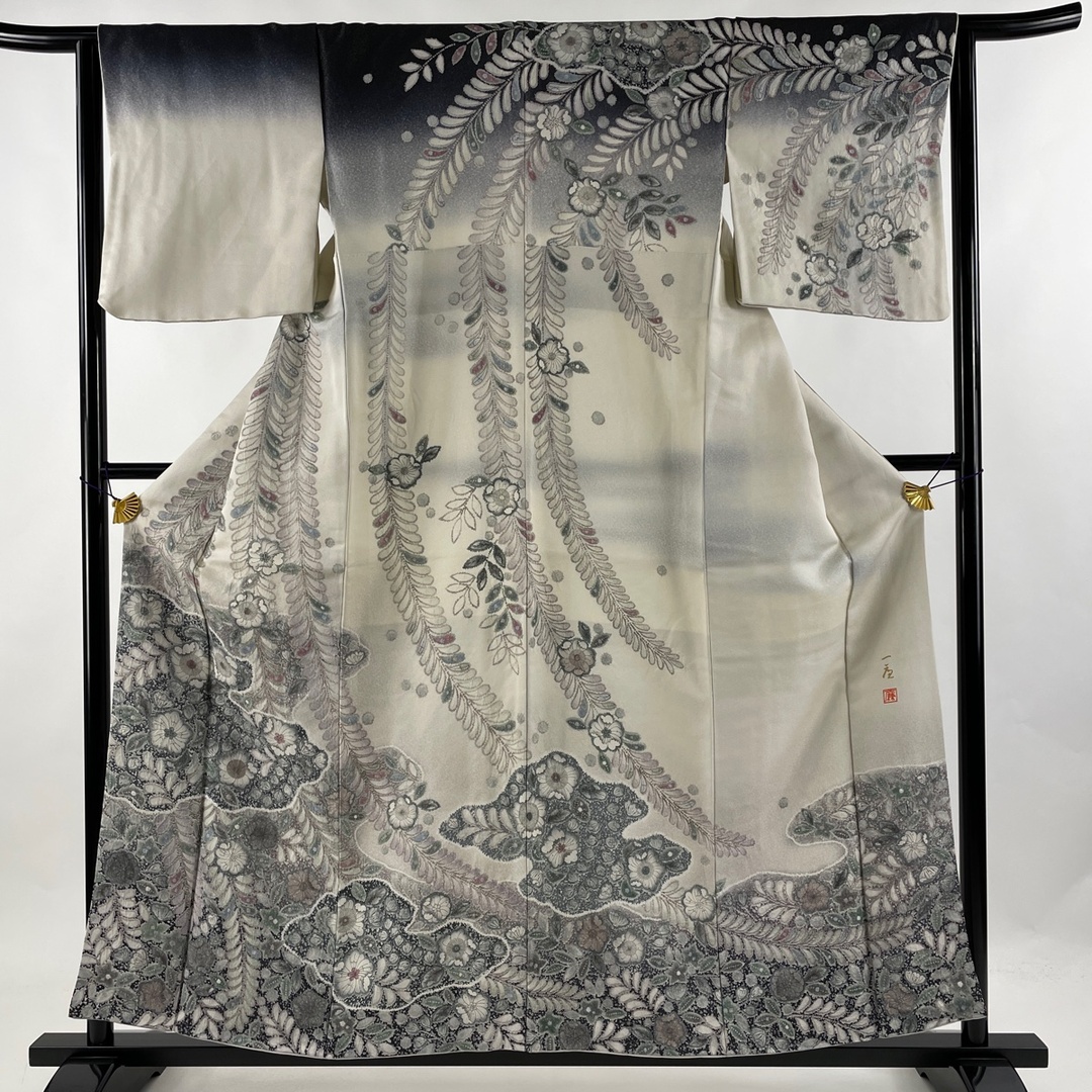 訪問着 身丈157.5cm 裄丈65.5cm 正絹 逸品