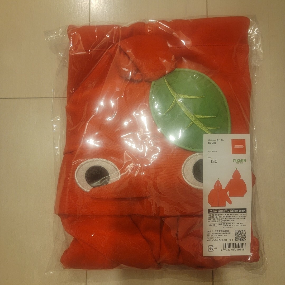 ☆新品未開封☆ ピクミン パーカー 130 赤の通販 by あさがお's shop