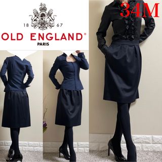 美品 上品 OLD England Paris プリーツスカート